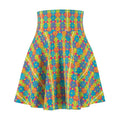 Ocean State Styles Women's Skater Skirt Vibrant Floral