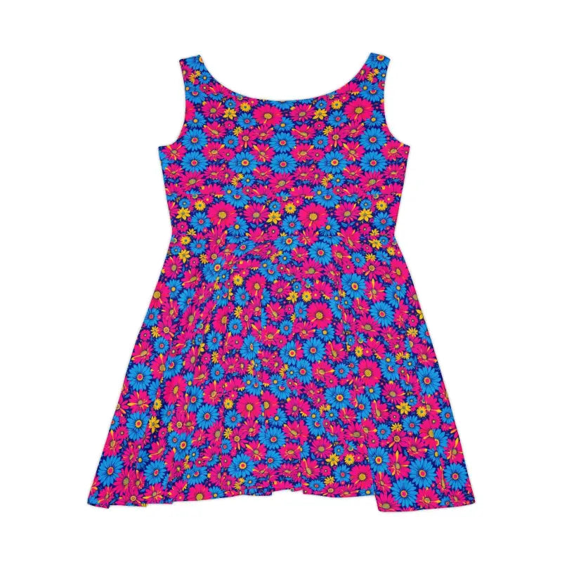 Ocean State Styles Dress Floral Sleeveless Skater Dress