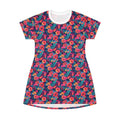 Ocean State Styles Women T Shirt Dress Floral Print Beach