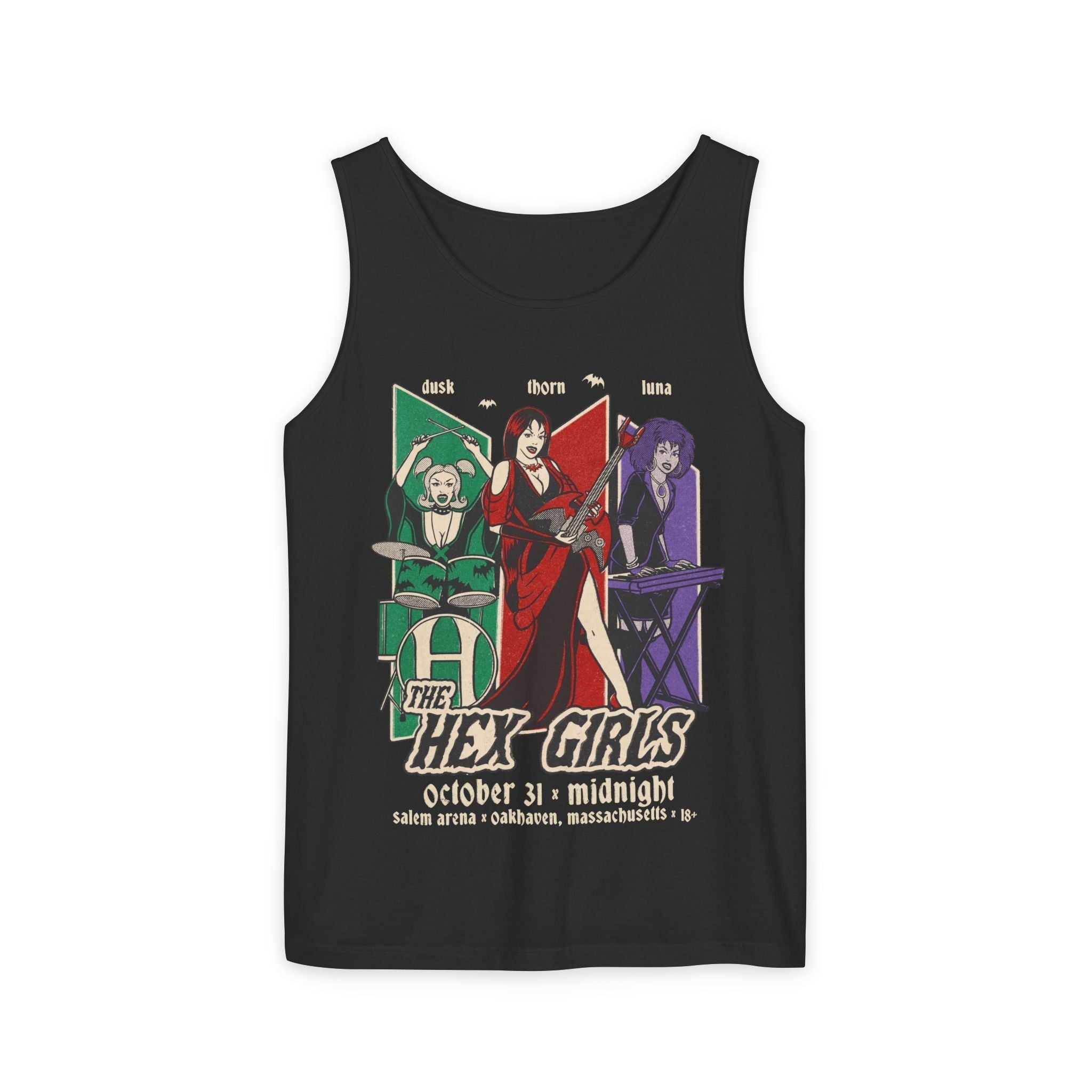 Vintage Hex Girls Unisex Tank Top
