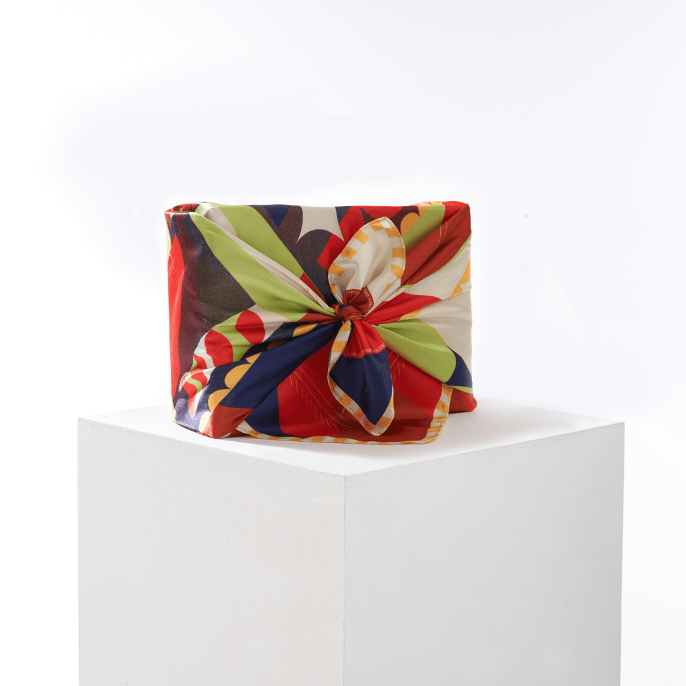 Vision | 28" Mulberry Silk Furoshiki Gift Wrap by Essery Waller