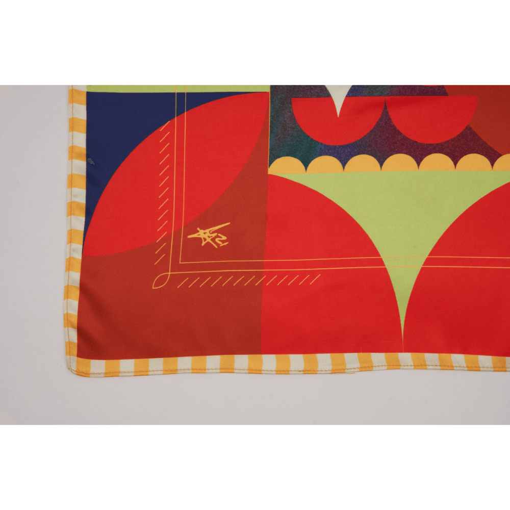 Vision | 28" Mulberry Silk Furoshiki Gift Wrap by Essery Waller