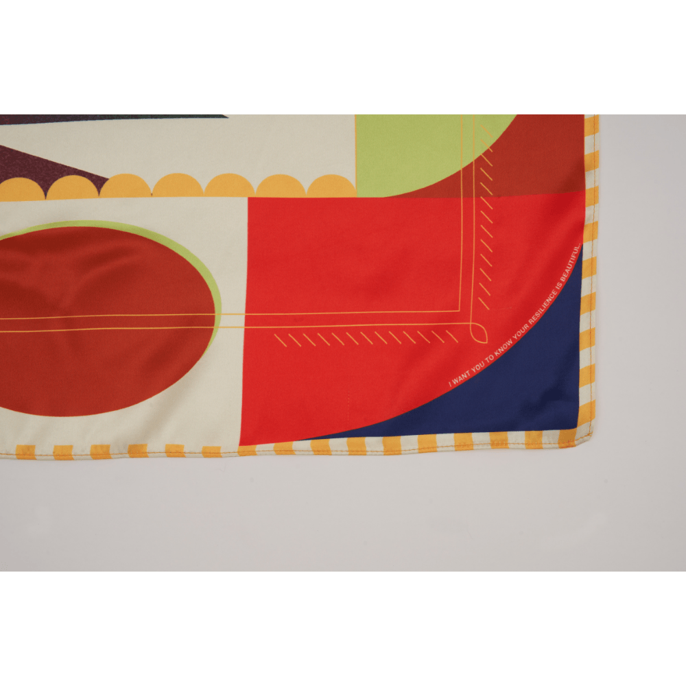Vision | 28" Mulberry Silk Furoshiki Gift Wrap by Essery Waller