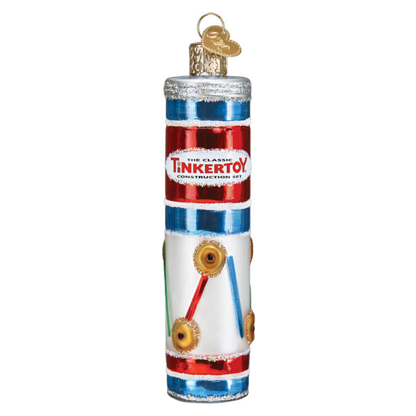 Tinkertoy - Glass Ornament