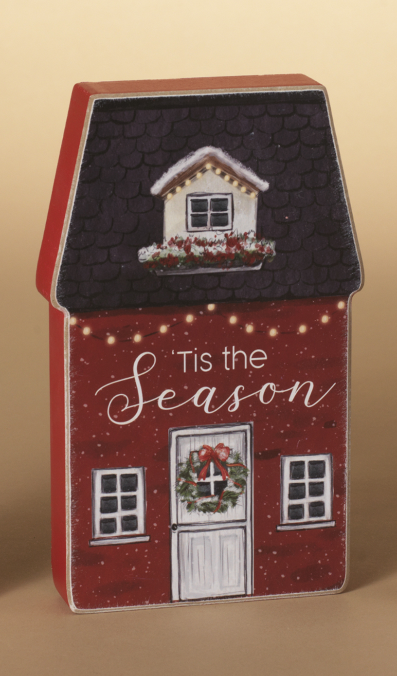 Wooden Holiday House Block -