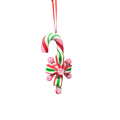 Candycane Treats Hanging Ornament - Multicolor Candy Cane