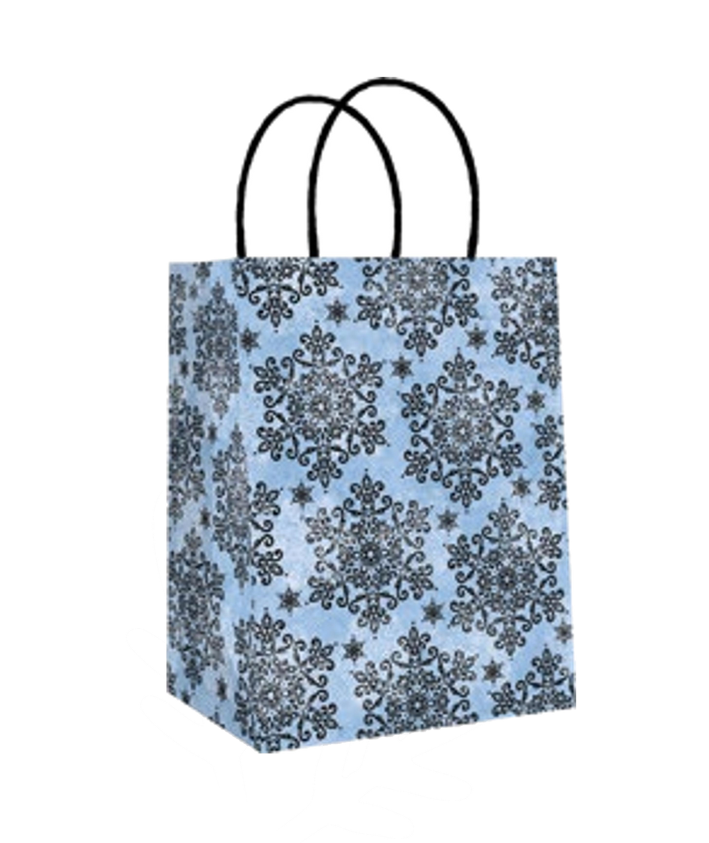 Holiday Medium Kraft Gift Bags -
