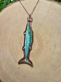Wahoo and Labradorite Necklace