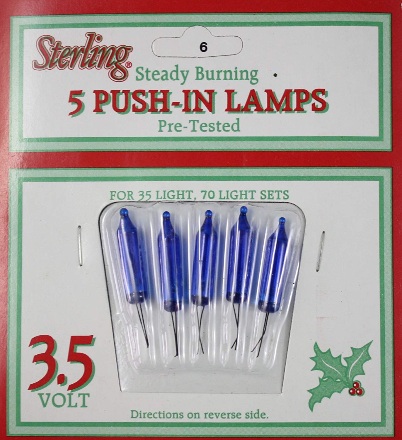 Solid Assortment: 3.5 Volt Bulb - Red