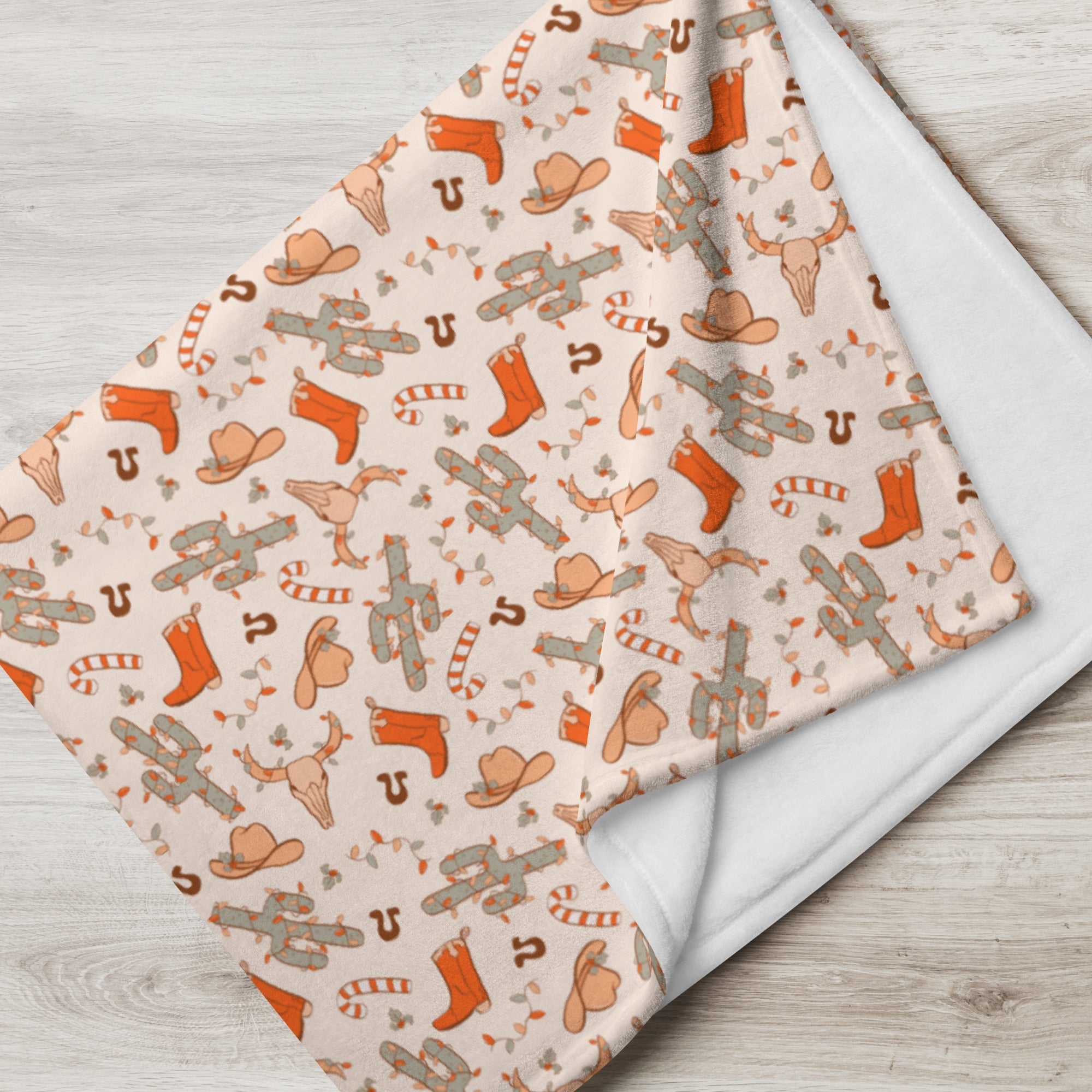 Western Holiday Blanket