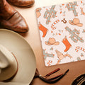 Western Holiday Large Desk Mat, 35” x 16”