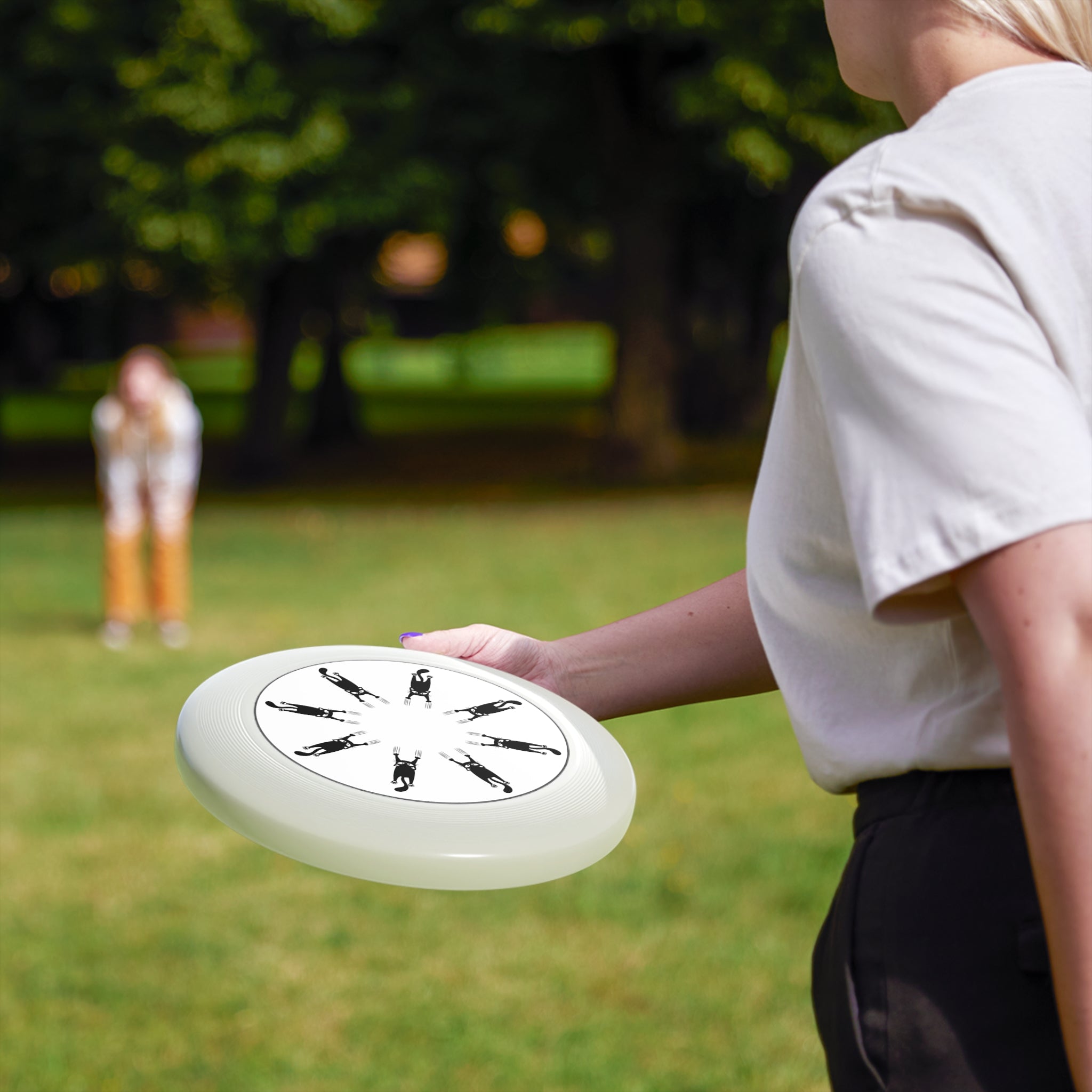 Flying Disc with Fun Cat Design - Perfect for Outdoor Play and Pet Lovers