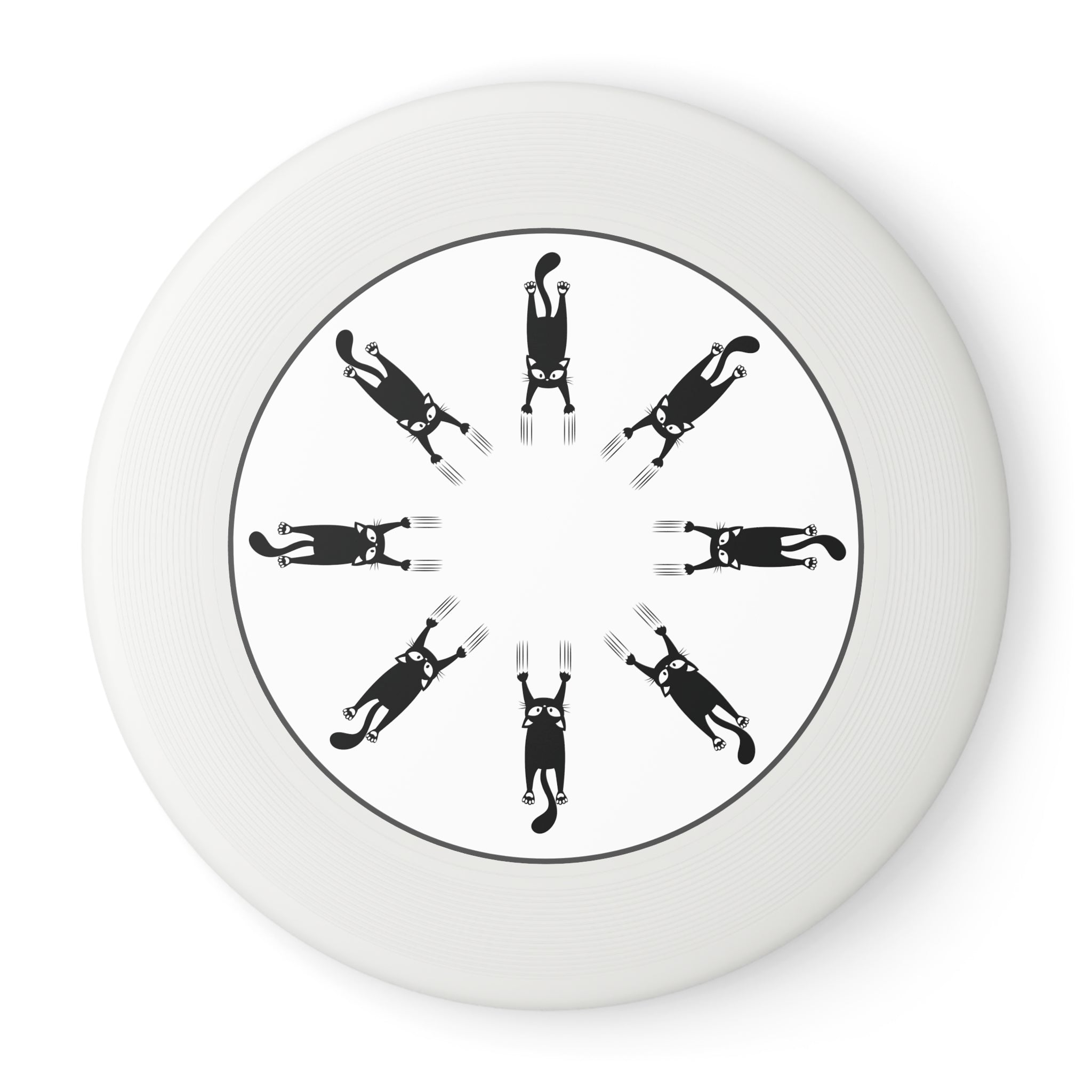 Flying Disc with Fun Cat Design - Perfect for Outdoor Play and Pet Lovers