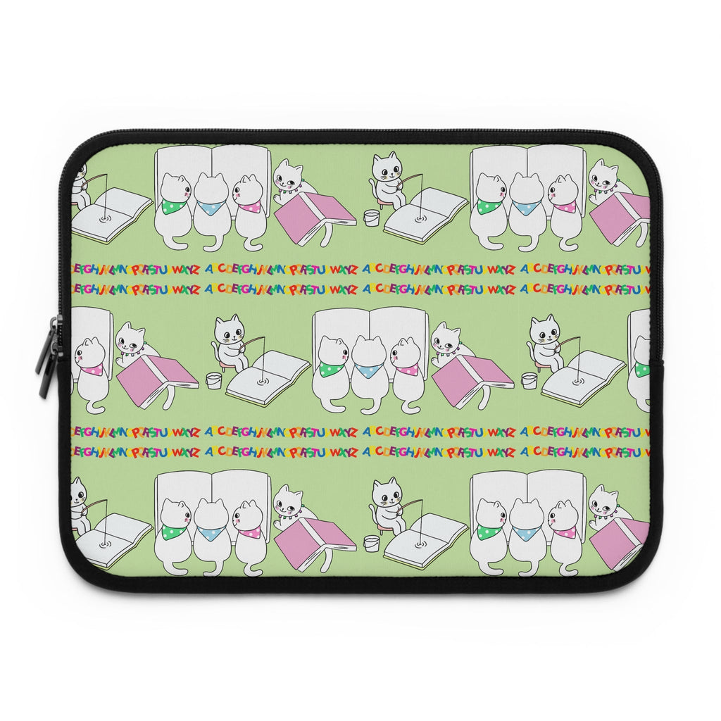 Whimsical Cat Laptop Sleeve