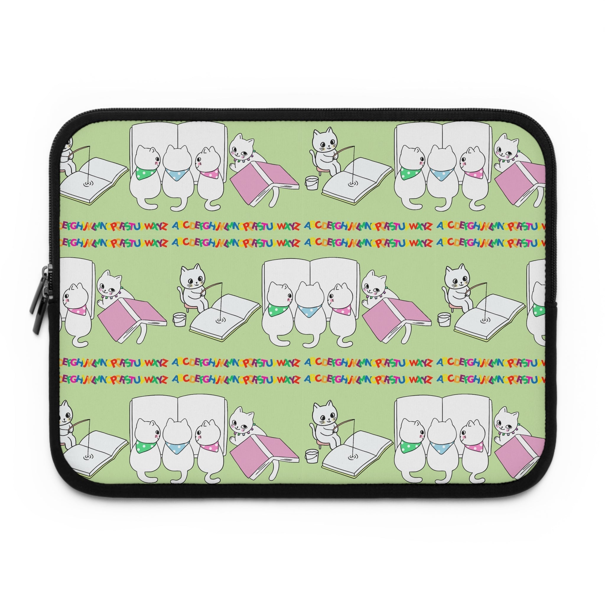 Whimsical Cat Laptop Sleeve