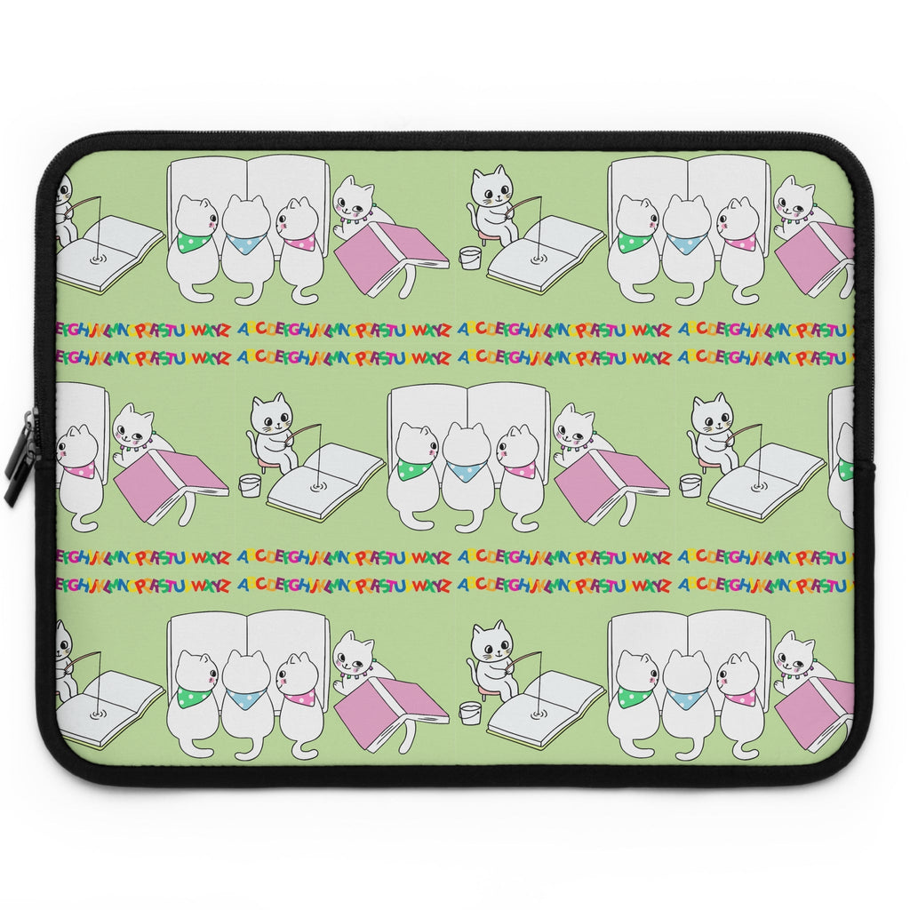 Whimsical Cat Laptop Sleeve