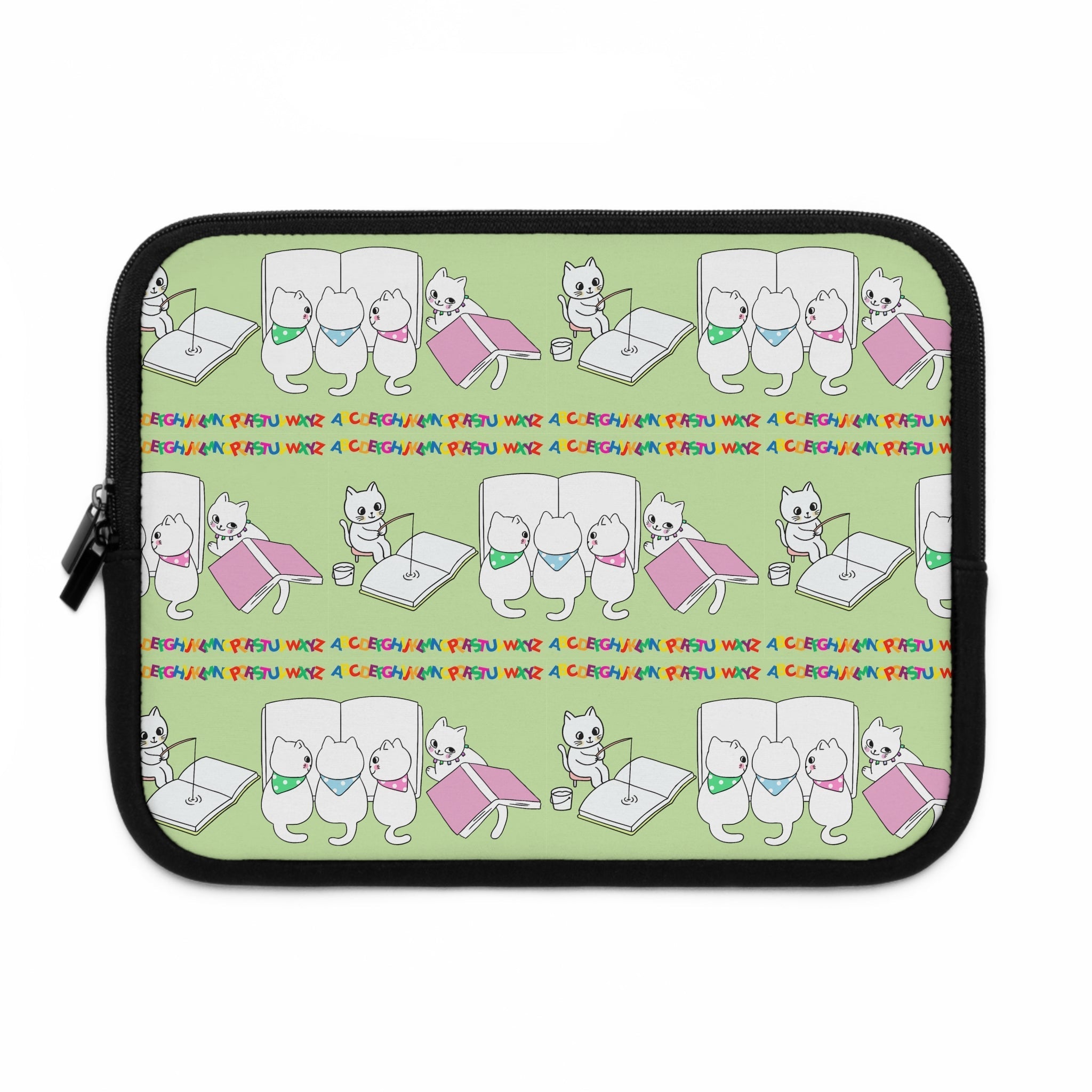 Whimsical Cat Laptop Sleeve
