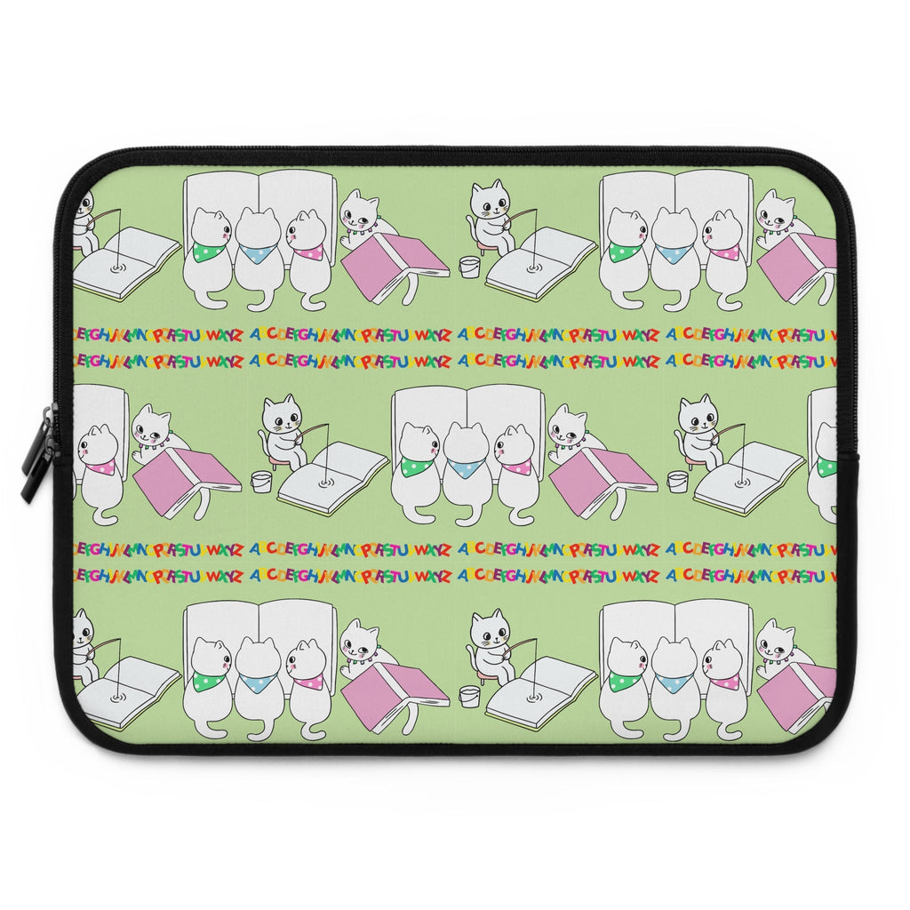 Whimsical Cat Laptop Sleeve