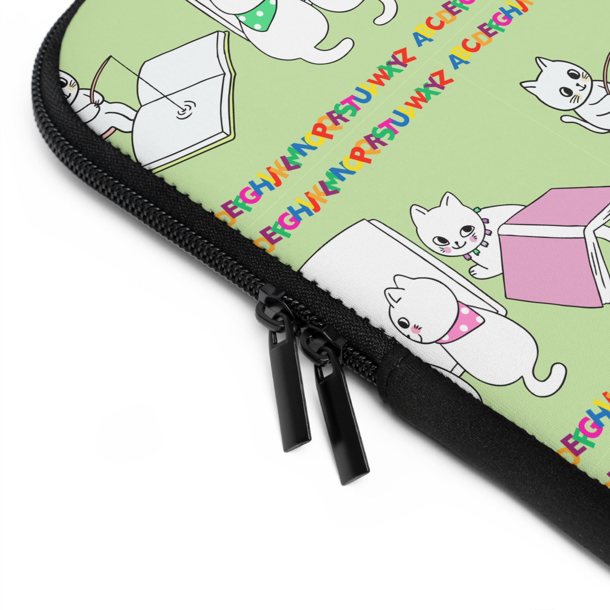Whimsical Cat Laptop Sleeve