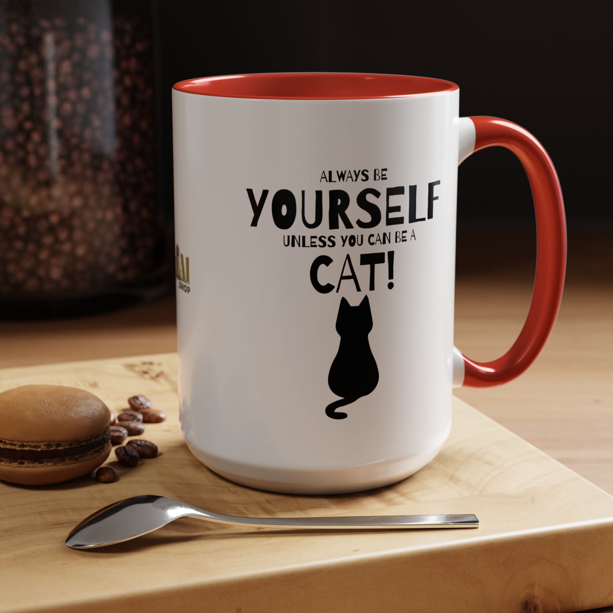 Whimsical Cat Lover Coffee Mug - Always Be Yourself