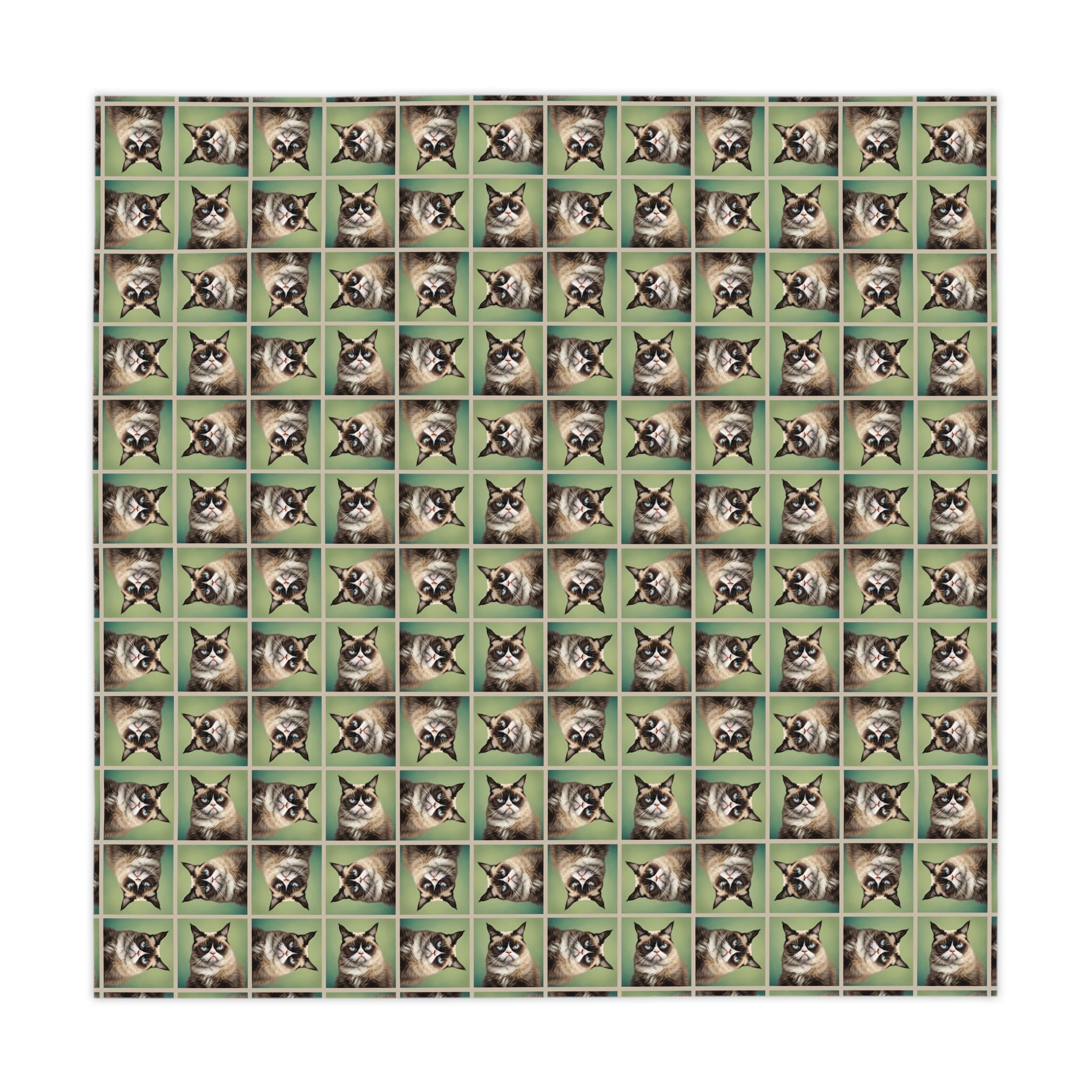 Whimsical Cat Tablecloth - Perfect for Pet Lovers | Unique Dining Decor