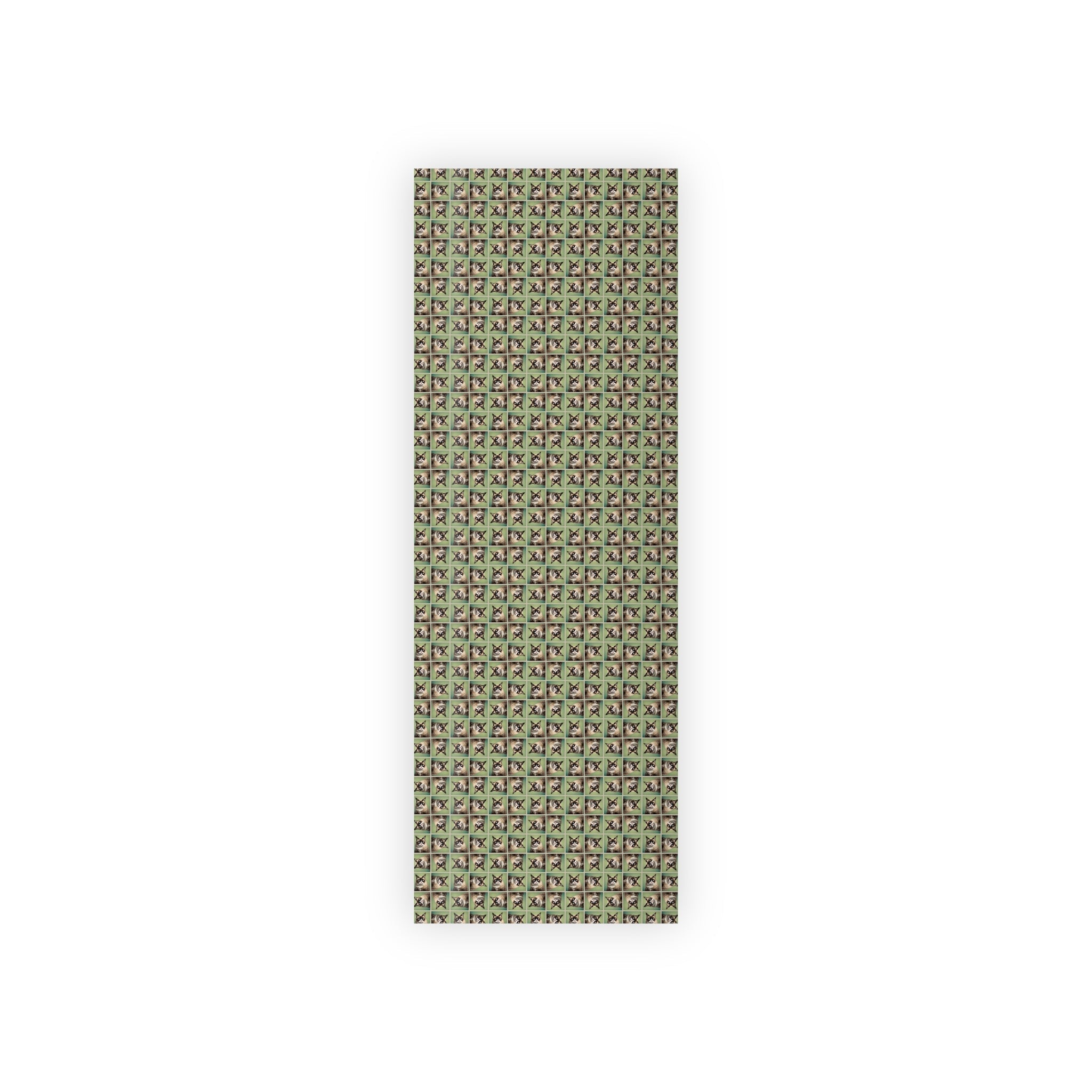 Whimsical Irritable Cat Gift Wrapping Paper Roll - Perfect for Animal Lovers