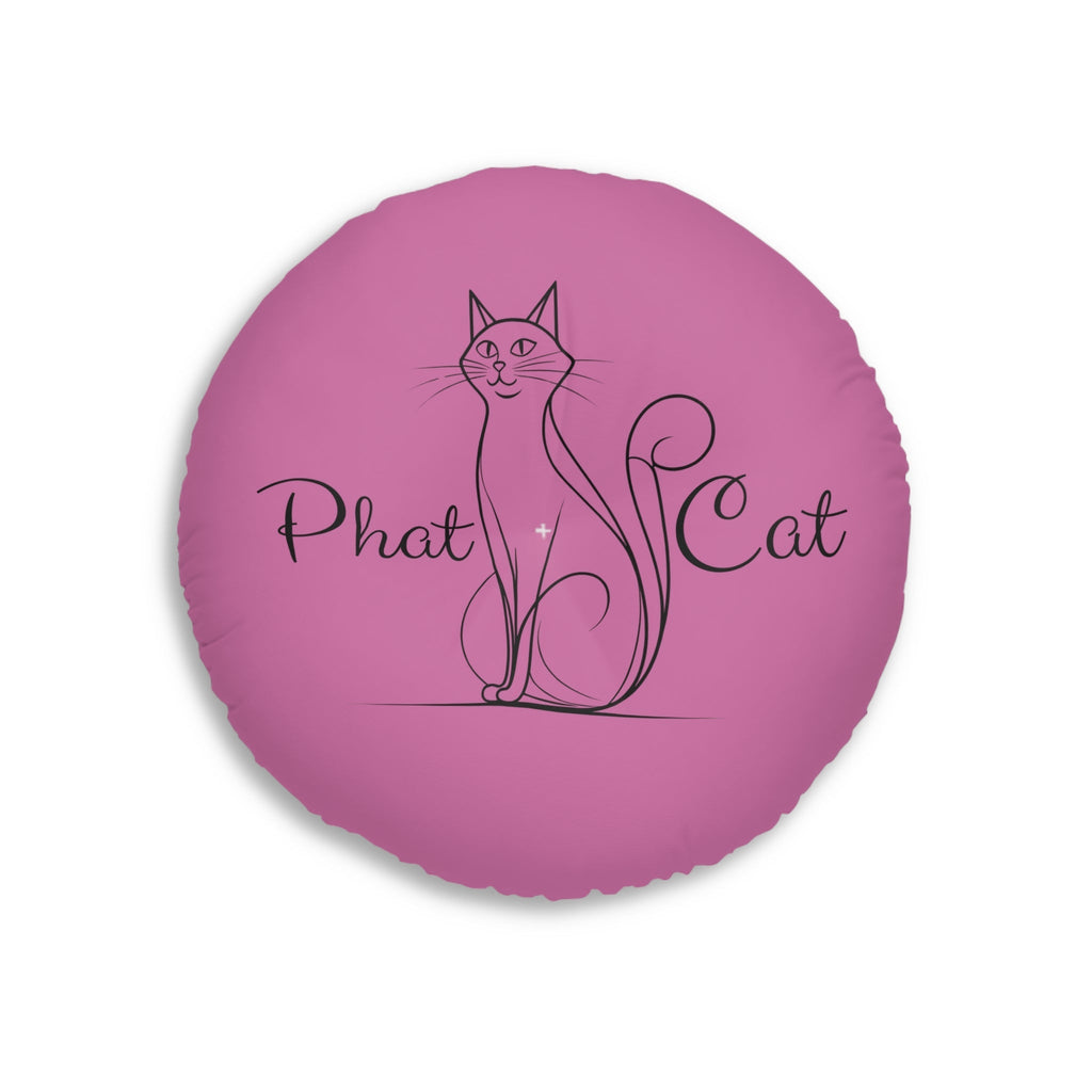 Whimsical Phat Cat Tufted Floor Pillow