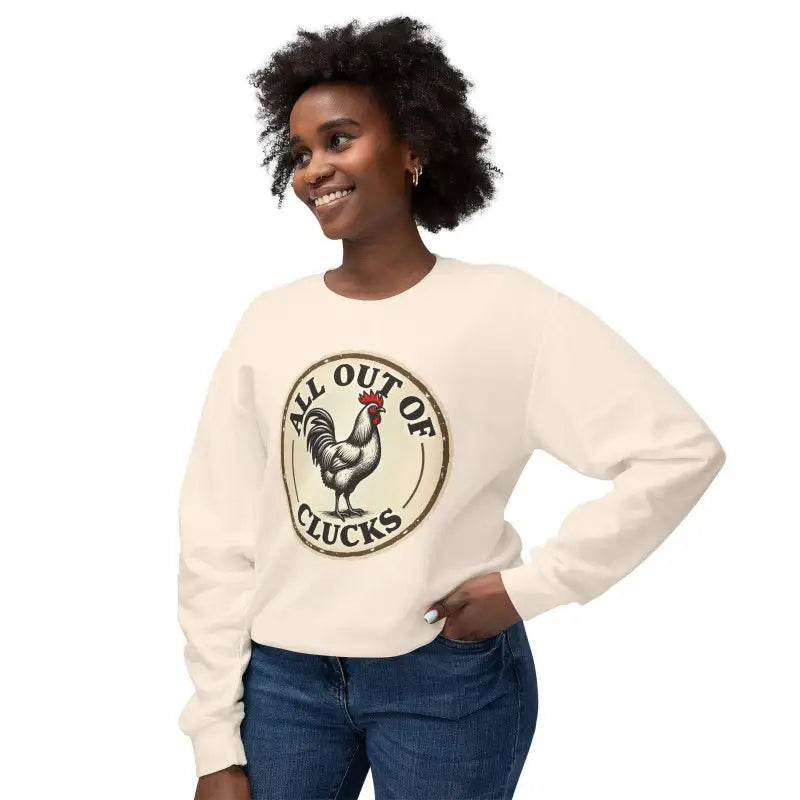 Ocean State Styles All Out of Clucks Sweatshirt for Women