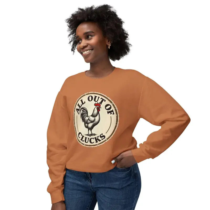 Ocean State Styles All Out of Clucks Sweatshirt for Women