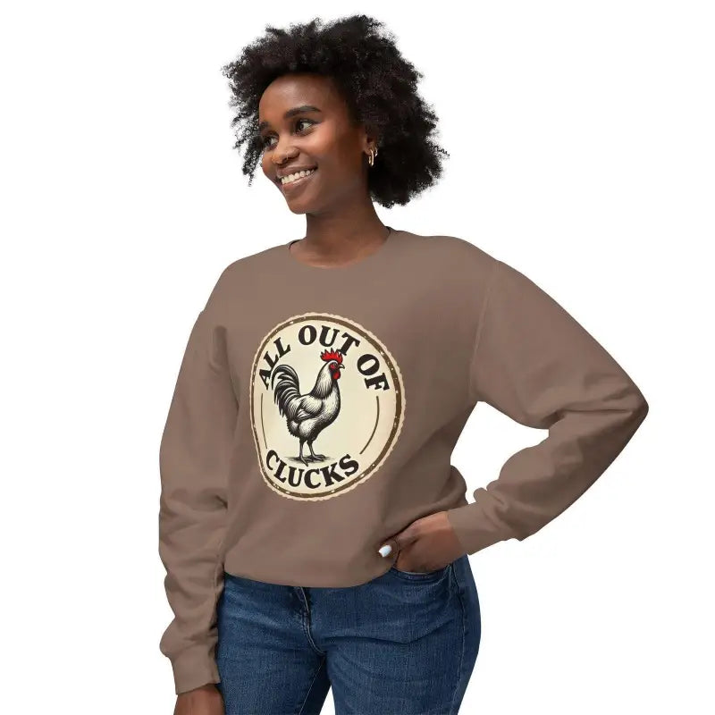 Ocean State Styles All Out of Clucks Sweatshirt for Women