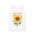 Ocean State Styles Tank Top Vibrant Sunflower Print