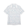 Ocean State Styles Shirt Sailboat Pattern Short Sleeve