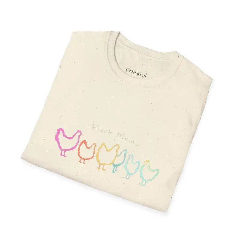 Ocean State Styles Unisex T Shirt Flock Mama Chicken Graphic