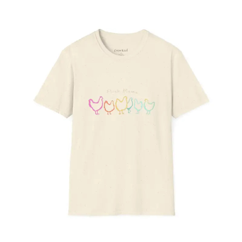 Ocean State Styles Unisex T Shirt Flock Mama Chicken Graphic
