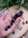 Wire Wrapped Crystal Earrings