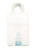 Junior Cub Kraft White Gift Bag Set of 12