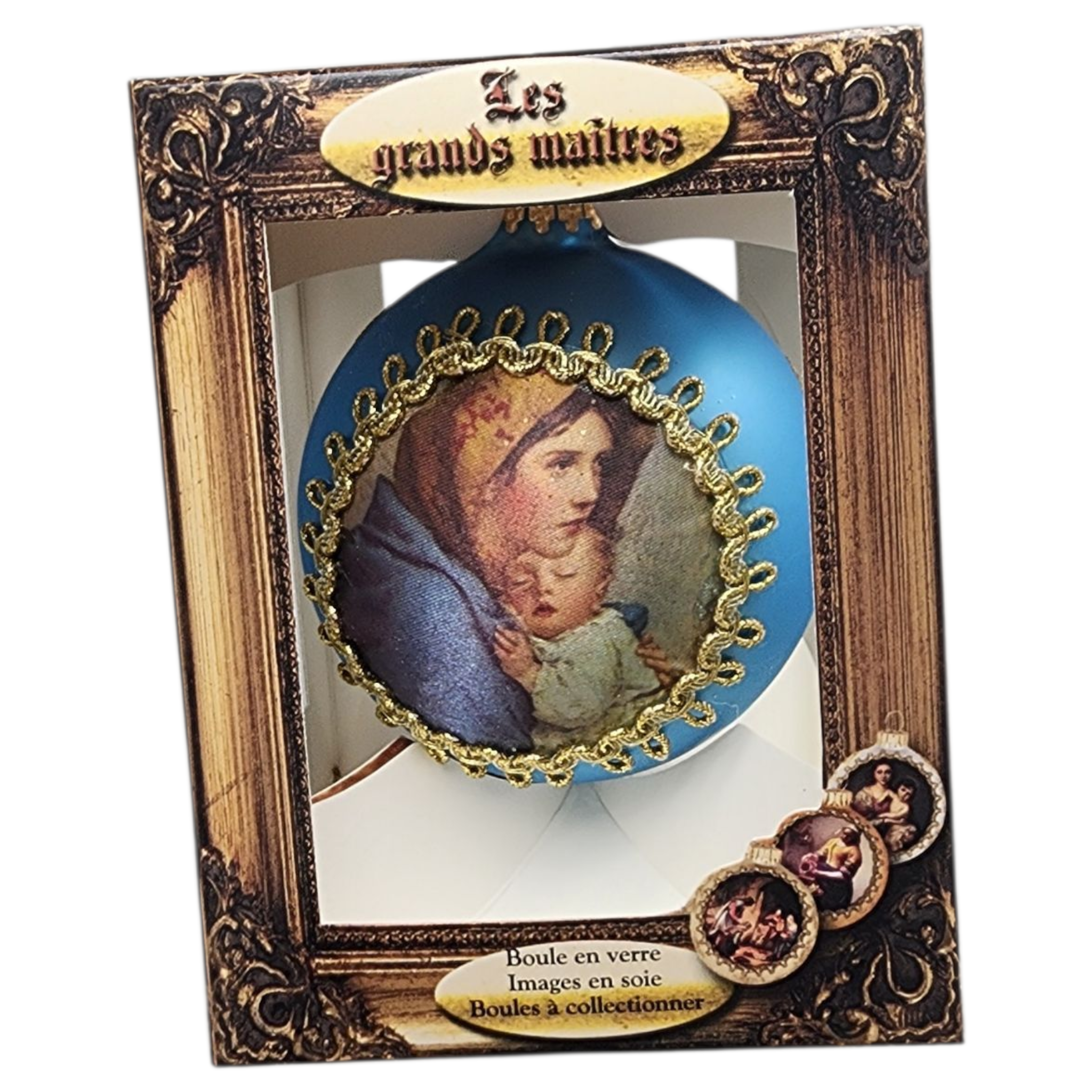 Krebs Masters on Silk 2025 Ornament – Madonna and Child (Blue Edition)