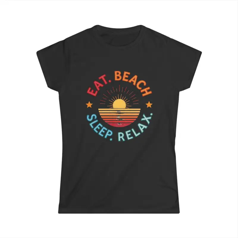 Ocean State Styles T Shirt Eat Beach Sleep Relax Softstyle