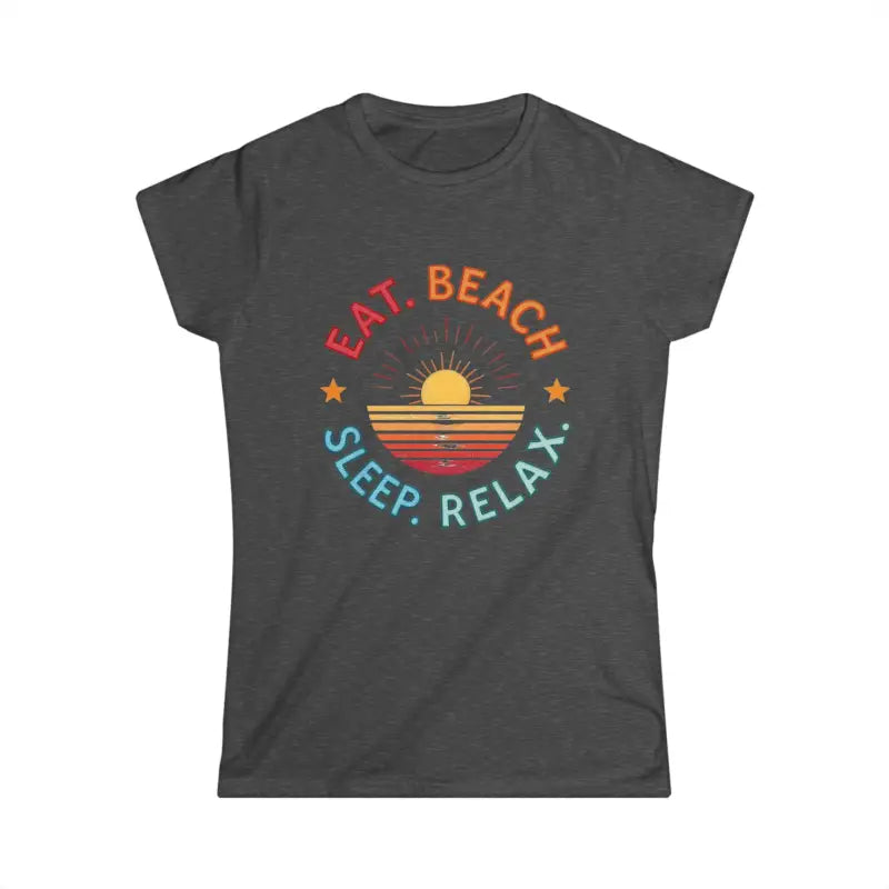 Ocean State Styles T Shirt Eat Beach Sleep Relax Softstyle