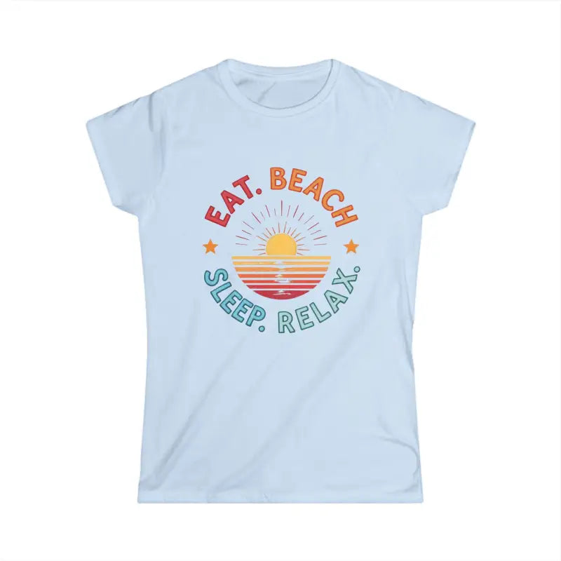 Ocean State Styles T Shirt Eat Beach Sleep Relax Softstyle