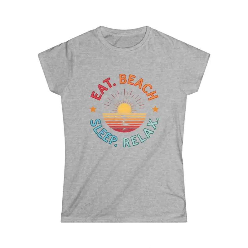 Ocean State Styles T Shirt Eat Beach Sleep Relax Softstyle