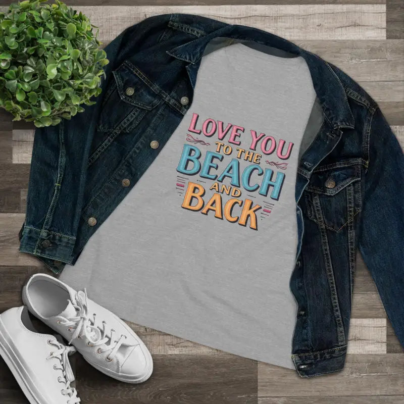 Ocean State Styles Tshirt Beach Lovers Womens Love Beach