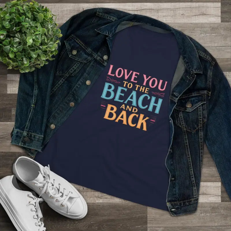 Ocean State Styles Tshirt Beach Lovers Womens Love Beach