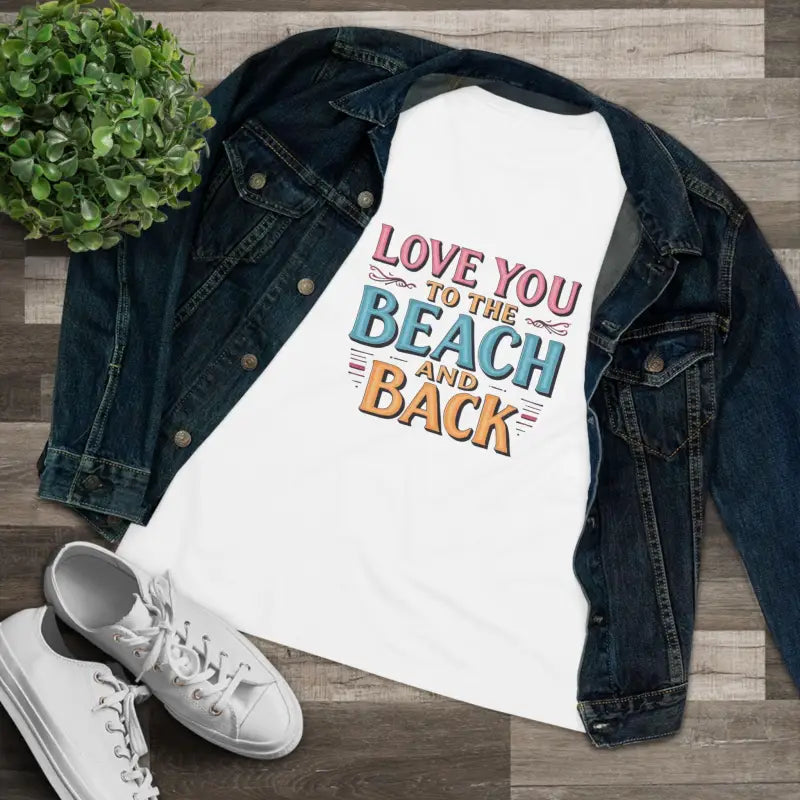 Ocean State Styles Tshirt Beach Lovers Womens Love Beach
