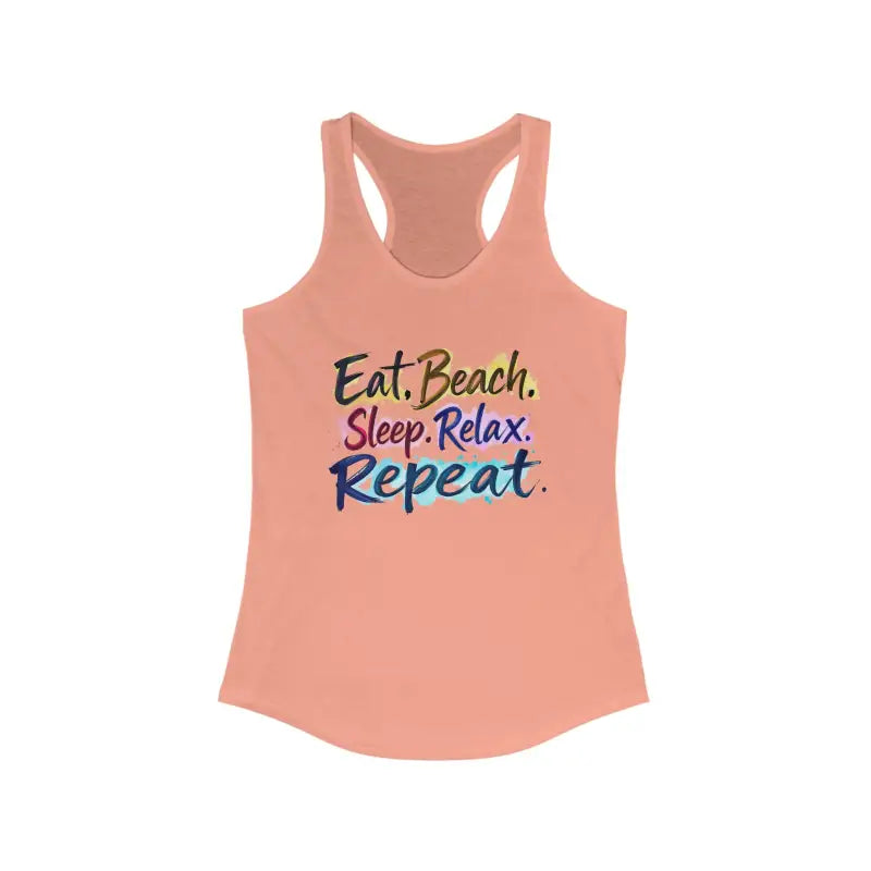 Ocean State Styles Beach Vibes Racerback Tank Top Womens