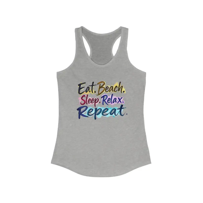 Ocean State Styles Beach Vibes Racerback Tank Top Womens