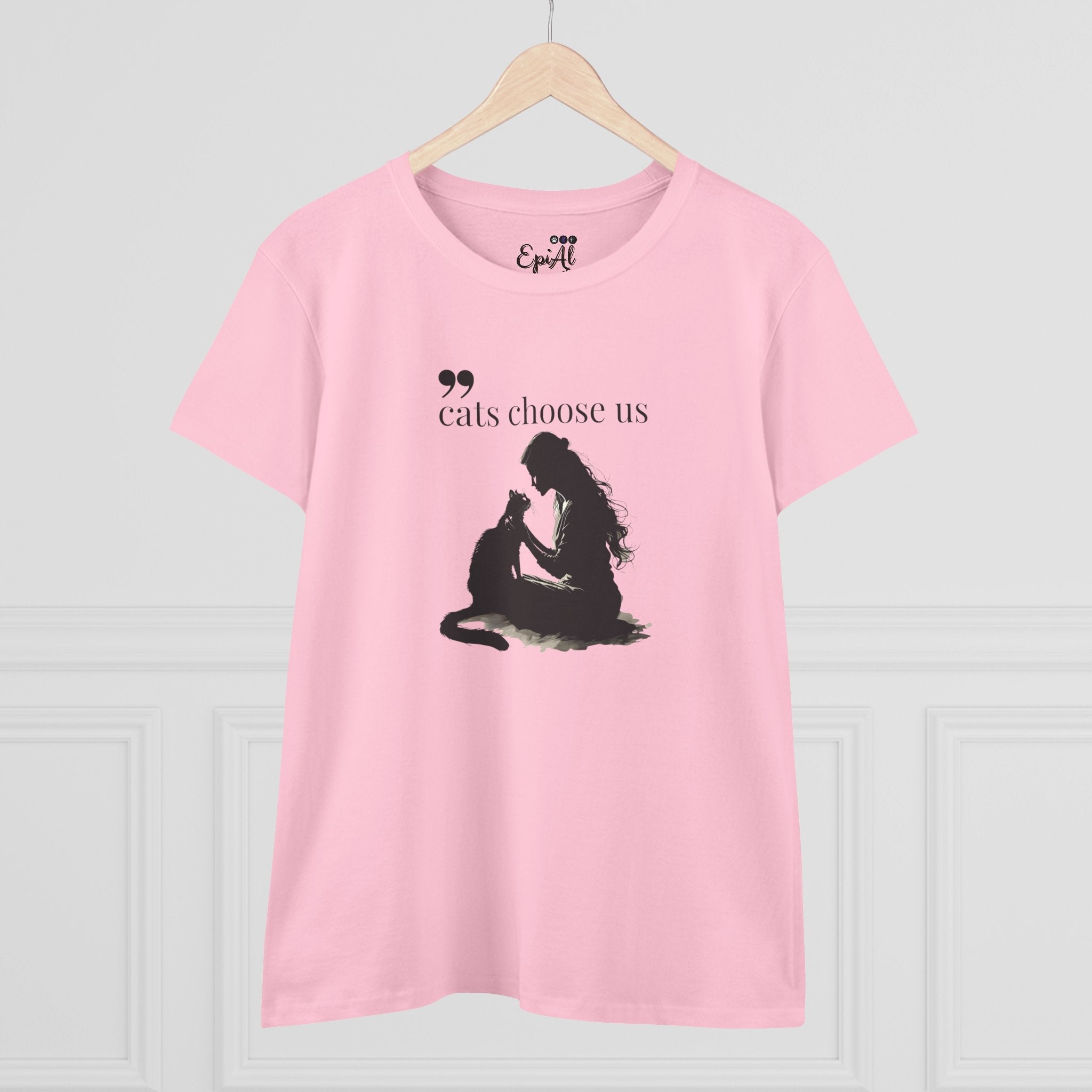 Cats Choose Us Women's Graphic Tee - Perfect Shirt for Cat Lovers