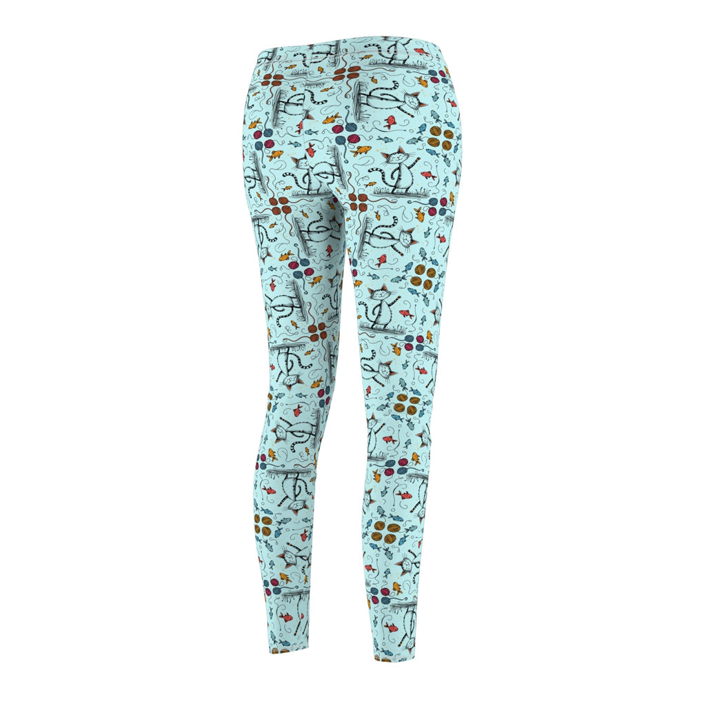 Happy Cat Casual Leggings for Women - Cat Happy Casual Leggings