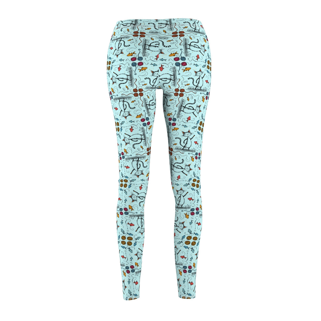 Happy Cat Casual Leggings for Women - Cat Happy Casual Leggings