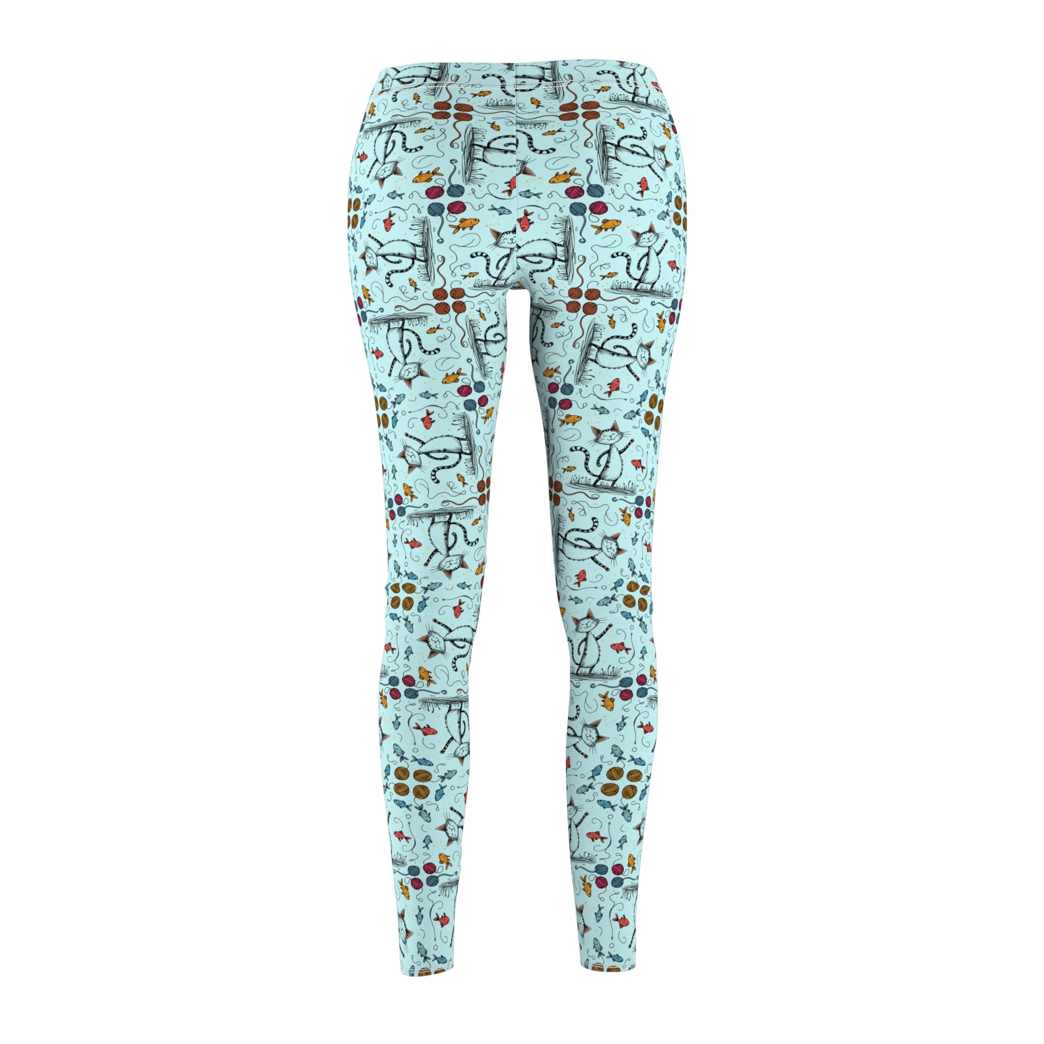 Happy Cat Casual Leggings for Women - Cat Happy Casual Leggings
